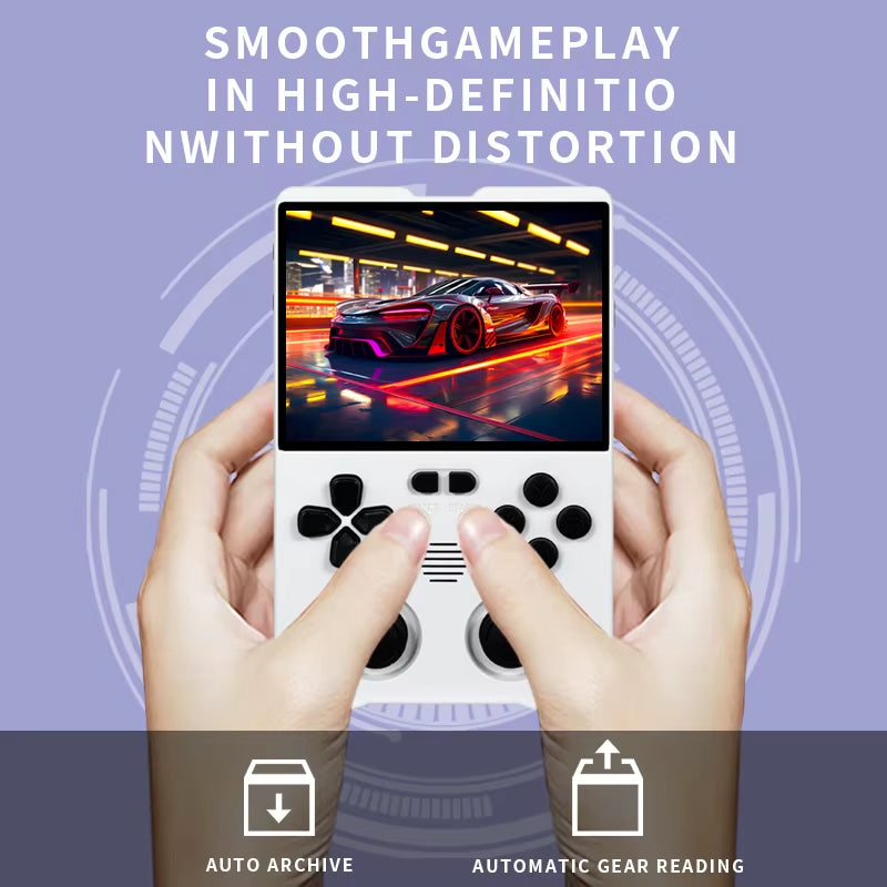 Magicx XU10 Handheld Game Console 3.5" IPS 4:3 Screen Linux System Retro Portable Video Game Console Children'S Gifts