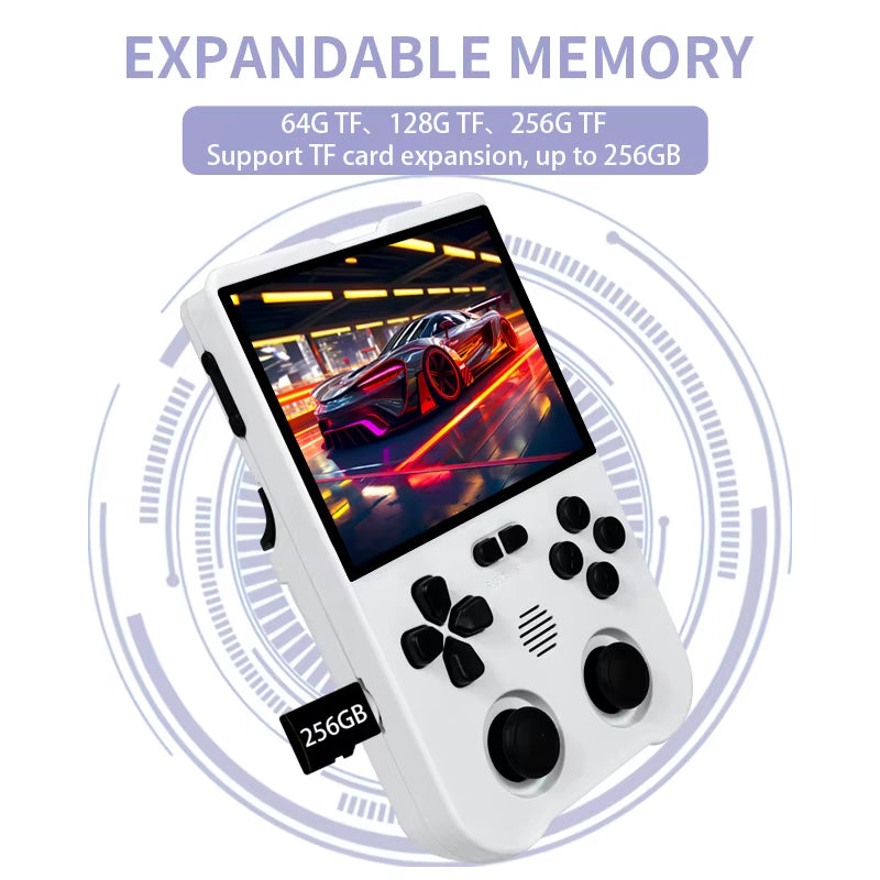 Magicx XU10 Handheld Game Console 3.5" IPS 4:3 Screen Linux System Retro Portable Video Game Console Children'S Gifts